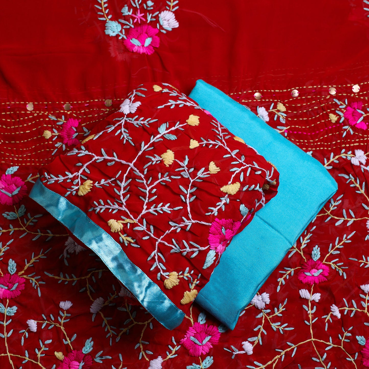 Phulkari Dress Material