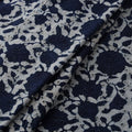 Bagru Indigo Hand Block Print Natural Dyed Cotton Hakoba Fabric 05
