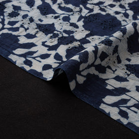 Bagru Indigo Hand Block Print Natural Dyed Cotton Hakoba Fabric 05
