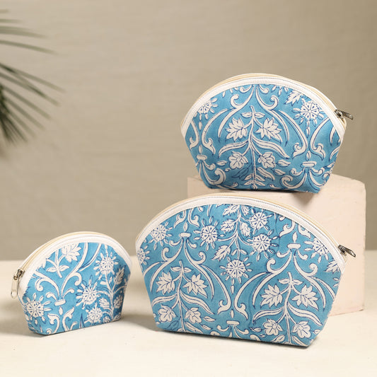 Handmade Cotton Toiletry Bags (Set of 3) 175