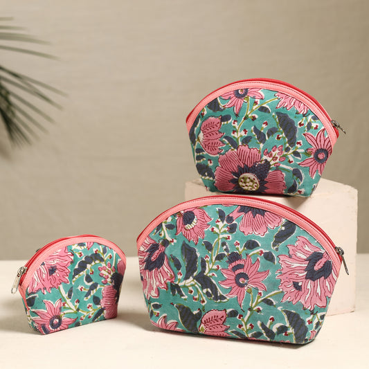 Handmade Cotton Toiletry Bags (Set of 3) 176