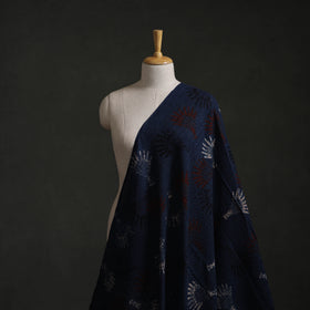 Hakoba Hand Block Ajrakh Print Natural Dyed Cotton Fabric  73