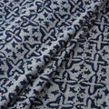 Bagru Indigo Hand Block Print Natural Dyed Cotton Hakoba Fabric 09