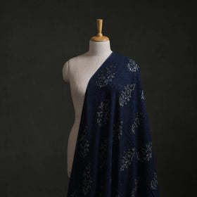 Hakoba Hand Block Ajrakh Print Natural Dyed Cotton Fabric  76