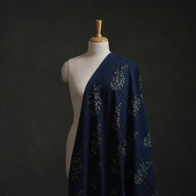 Hakoba Hand Block Ajrakh Print Natural Dyed Cotton Fabric  77