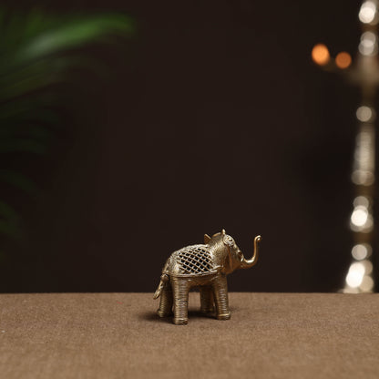 Elephant - Tribal Odisha Dokra Handmade Decor Item
