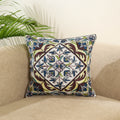 Multicolor - silk thread crewel embroidery cushion cover