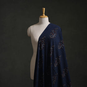 Hakoba Hand Block Ajrakh Print Natural Dyed Cotton Fabric  82