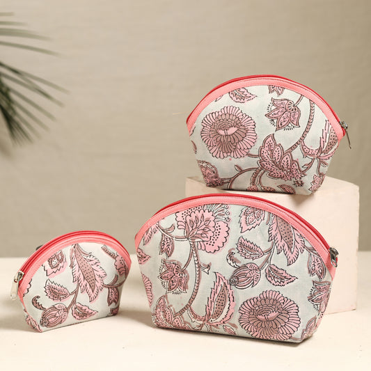 Handmade Cotton Toiletry Bags (Set of 3) 180