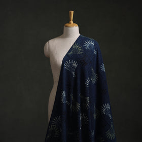 Hakoba Hand Block Ajrakh Print Natural Dyed Cotton Fabric  86