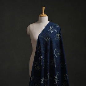 Hakoba Hand Block Ajrakh Print Natural Dyed Cotton Fabric  87
