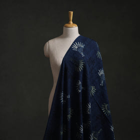 Hakoba Hand Block Ajrakh Print Natural Dyed Cotton Fabric  90