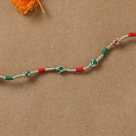 Anant Raksha Thread Work Rakhi with Soof Hand Embroidered Potli 08