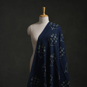 Hakoba Hand Block Ajrakh Print Natural Dyed Cotton Fabric  96