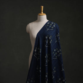 Hakoba Hand Block Ajrakh Print Natural Dyed Cotton Fabric 98
