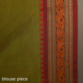 Green - kandangi buti chettinad cotton saree with border 27