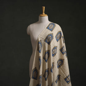 Hakoba Hand Block Ajrakh Print Natural Dyed Cotton Fabric 105