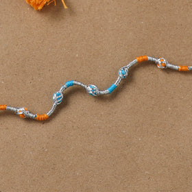 Anant Raksha Thread Work Rakhi with Soof Hand Embroidered Potli 13