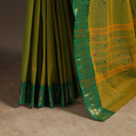 Green - kandangi buti chettinad cotton saree with border 28
