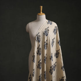 Hakoba Hand Block Ajrakh Print Natural Dyed Cotton Fabric 113