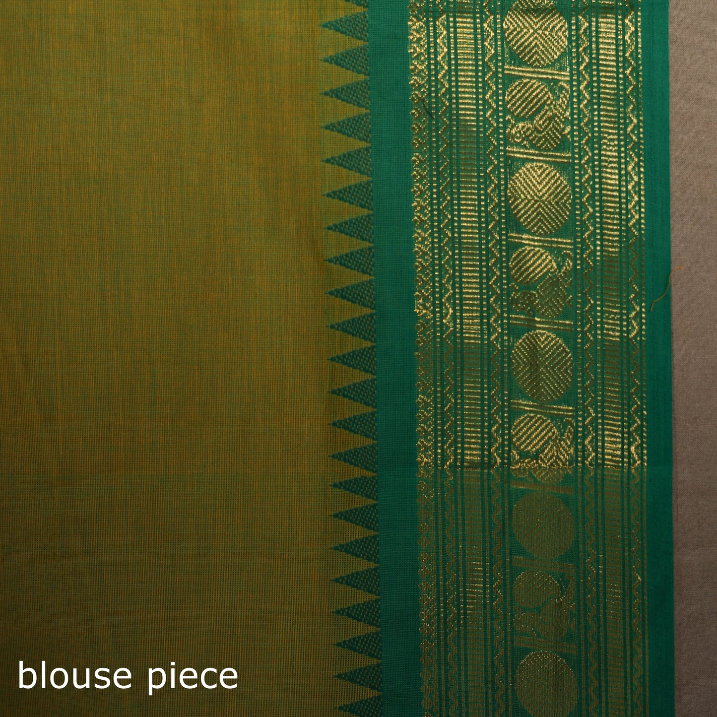 Green - kandangi buti chettinad cotton saree with border 28