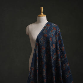 Hakoba Hand Block Ajrakh Print Natural Dyed Cotton Fabric 115