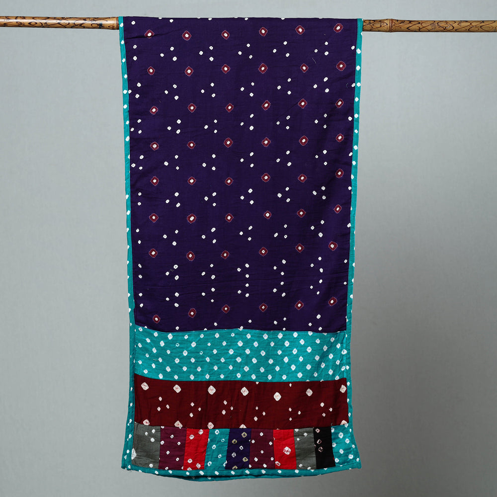 Patchwork Bandhani Stole
