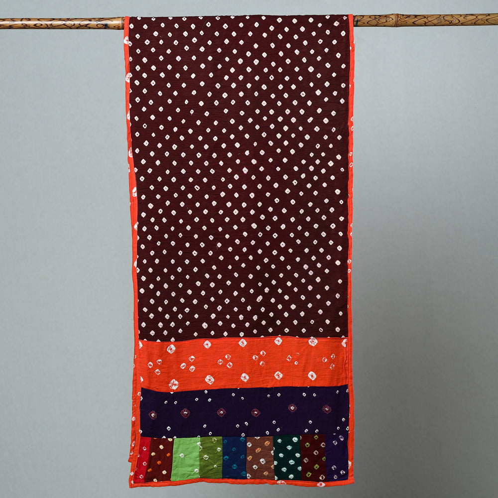 Patchwork Bandhani Stole
