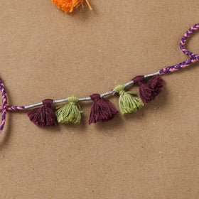 Anant Raksha Thread Work Rakhi with Soof Hand Embroidered Potli 24