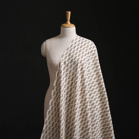 Bagh Hand Block Print Natural Dyed Cotton Fabric 02