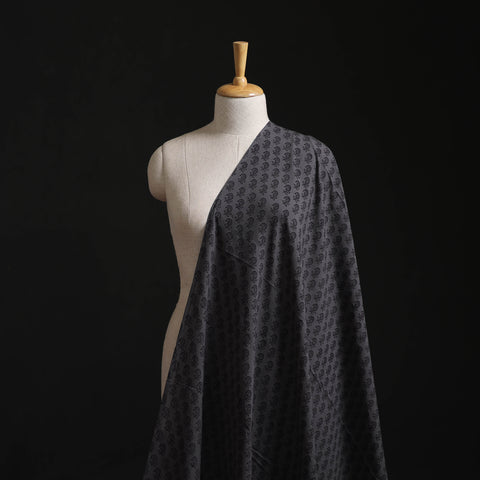 Bagh Hand Block Print Natural Dyed Cotton Fabric 03
