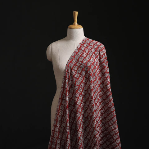 Bagh Hand Block Print Natural Dyed Cotton Fabric 04