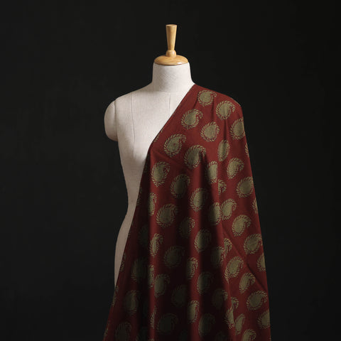 Bagh Hand Block Print Natural Dyed Cotton Fabric 10