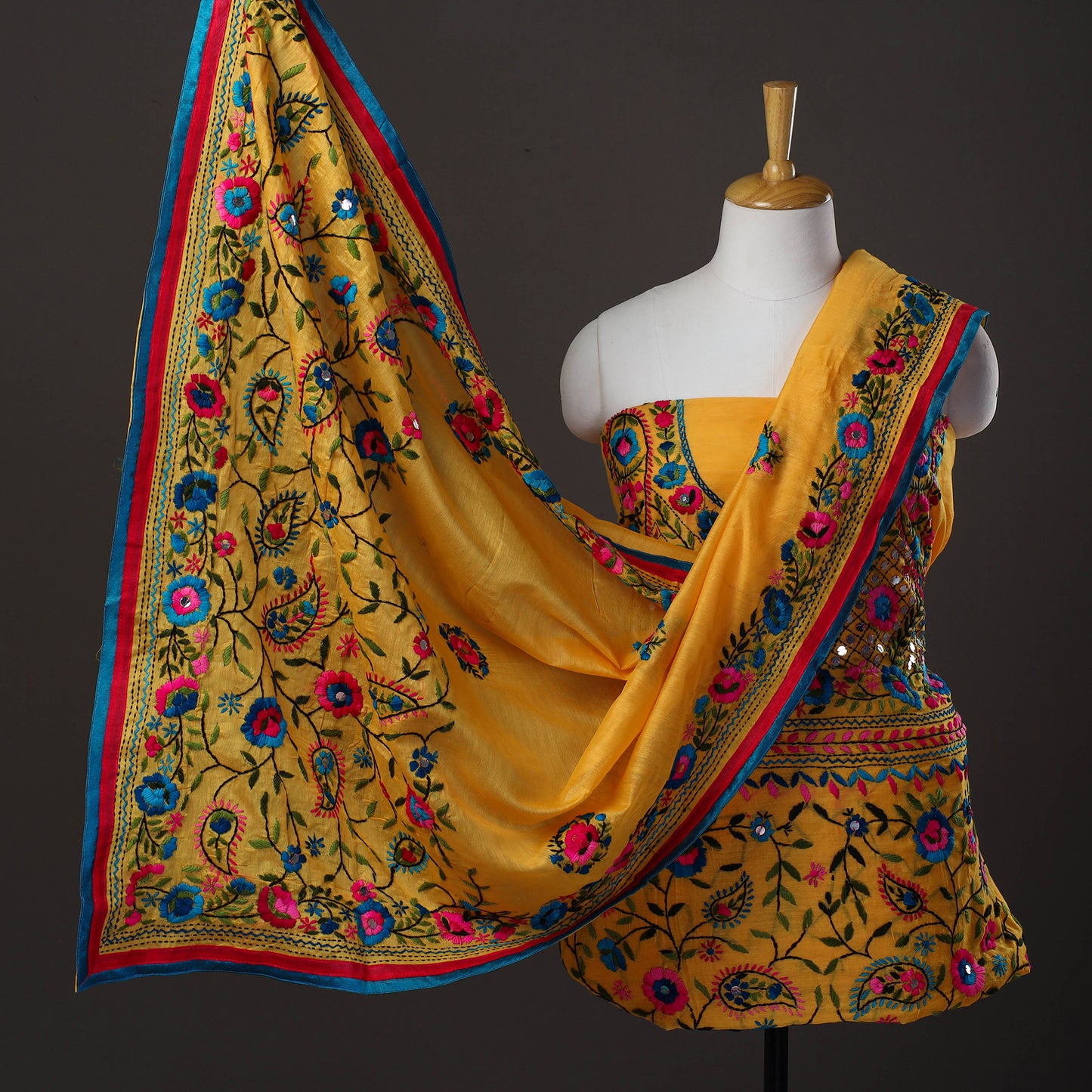 Phulkari Dress Material