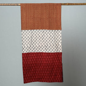 Buy Bagh Block Printed Patchwork Cotton Stole 13 Online at iTokri.com