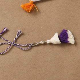 Anant Raksha Thread Work Lumba Rakhi with Soof Hand Embroidered Potli 44