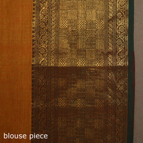 Orange - kandangi buti chettinad cotton saree with border