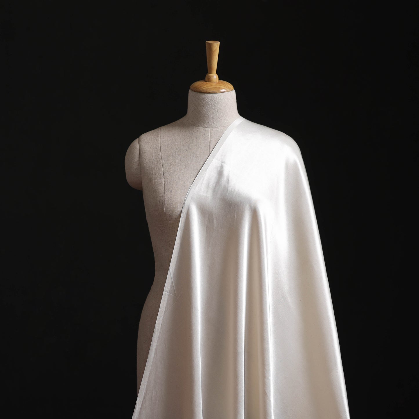 Pure Mashru Silk Plain Fabric (Width - 46 in) 04