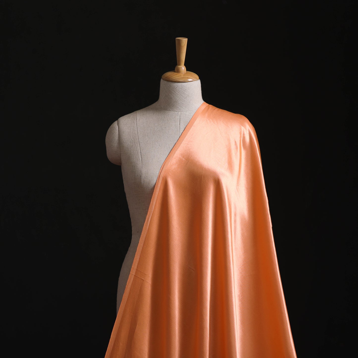 Pure Mashru Silk Plain Fabric (Width - 46 in) 03