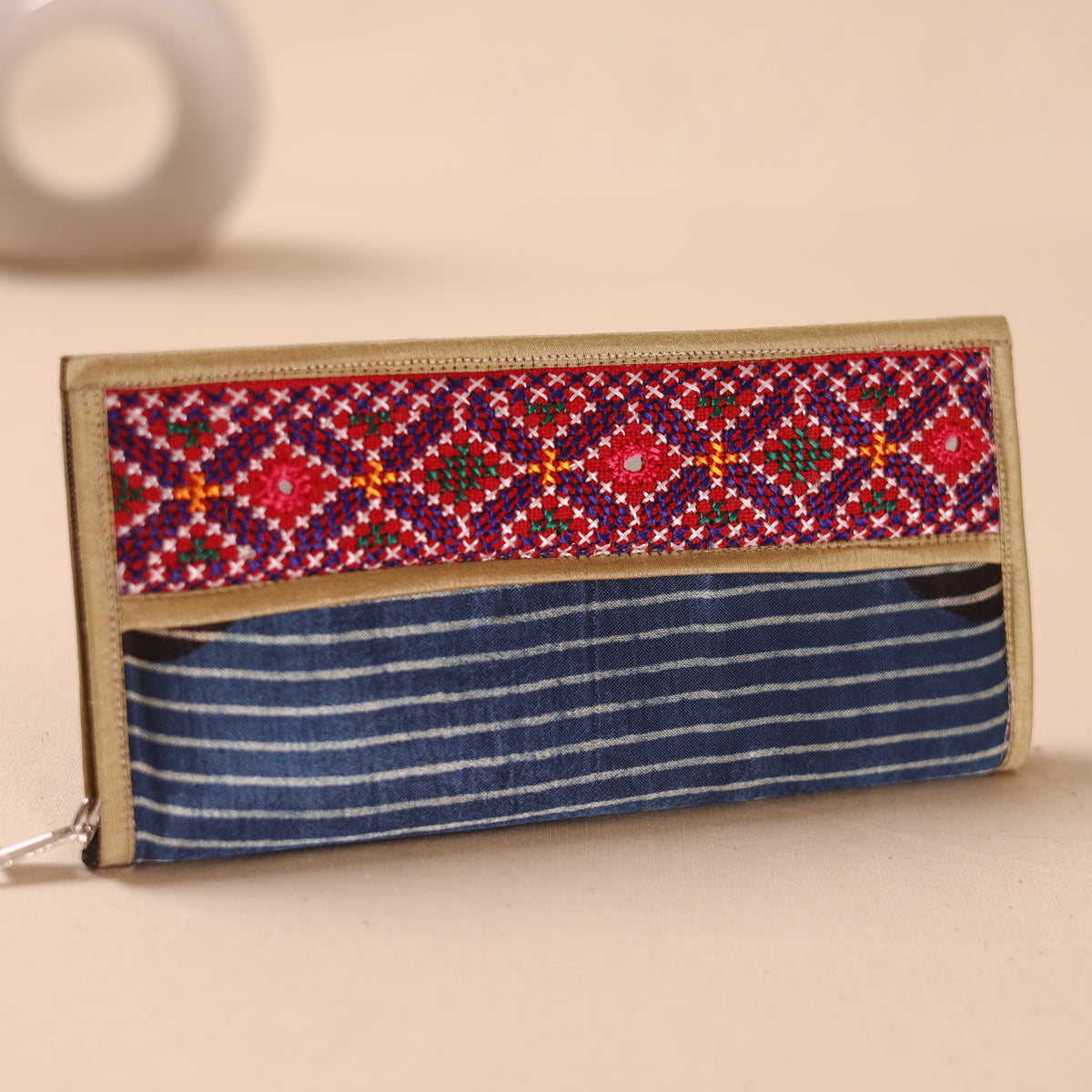 Kutch Hand Embroidery Clutch / Wallet 09