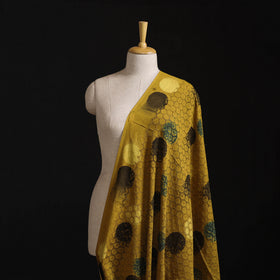 Natural Dyed Ajrakh Hand Block Print Cotton Hakoba Fabric 08