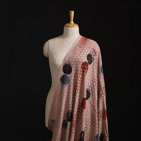 Natural Dyed Ajrakh Hand Block Print Cotton Hakoba Fabric 10