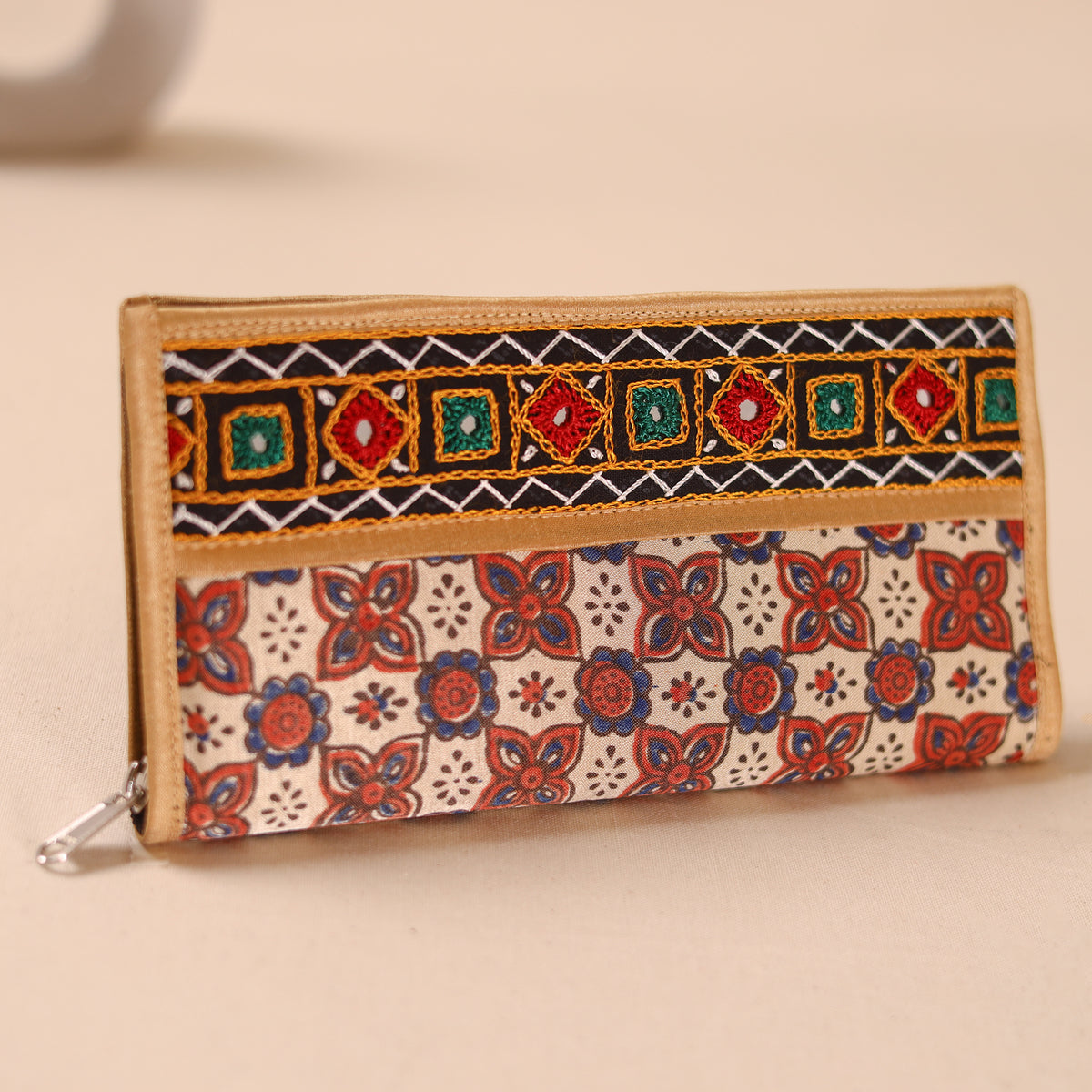 Kutch Hand Embroidery Clutch / Wallet 16