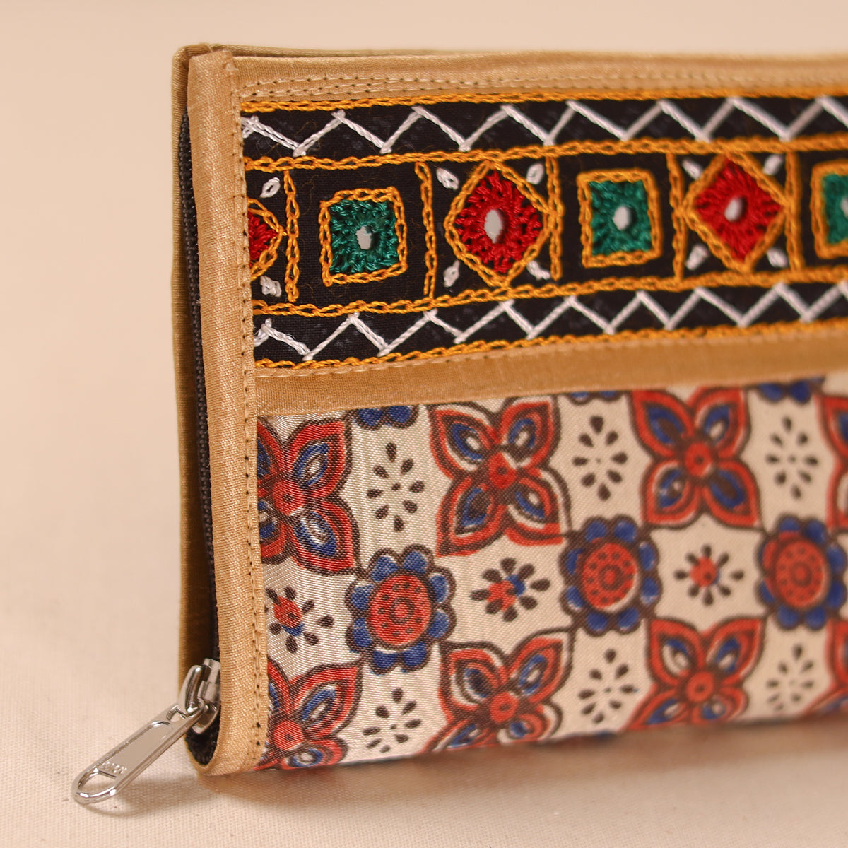 Kutch Hand Embroidery Clutch / Wallet 16