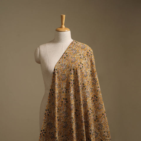 Pedana Hand Block Printed Natural Dyed Cotton Kalamkari Fabric 01