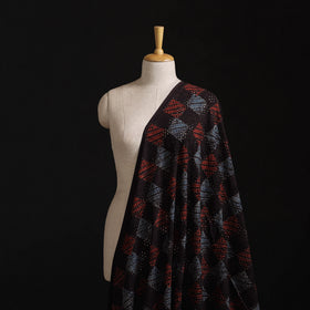 Natural Dyed Ajrakh Hand Block Print Cotton Hakoba Fabric 32