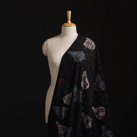 Natural Dyed Ajrakh Hand Block Print Cotton Hakoba Fabric 33