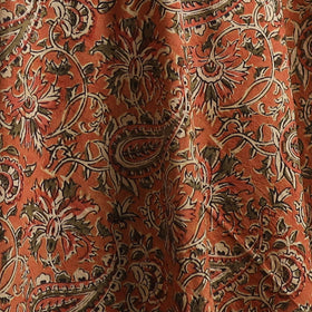 Pedana Hand Block Printed Natural Dyed Cotton Kalamkari Fabric 02