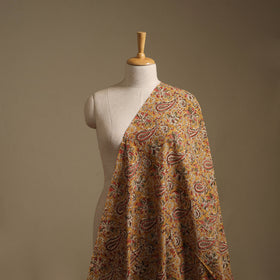 Pedana Hand Block Printed Natural Dyed Cotton Kalamkari Fabric 03