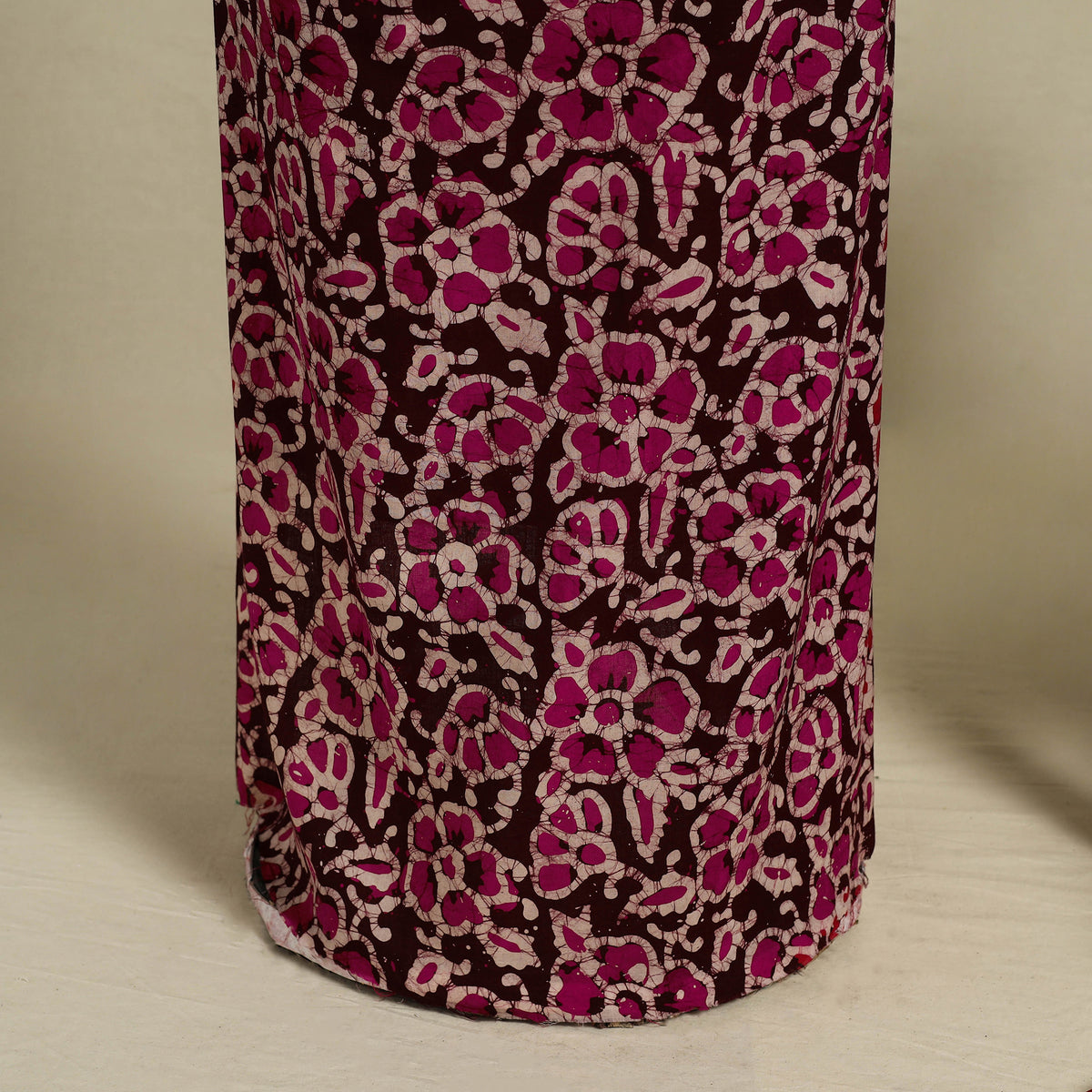 Pink 3pc Cotton Hand Batik Print Dress Material